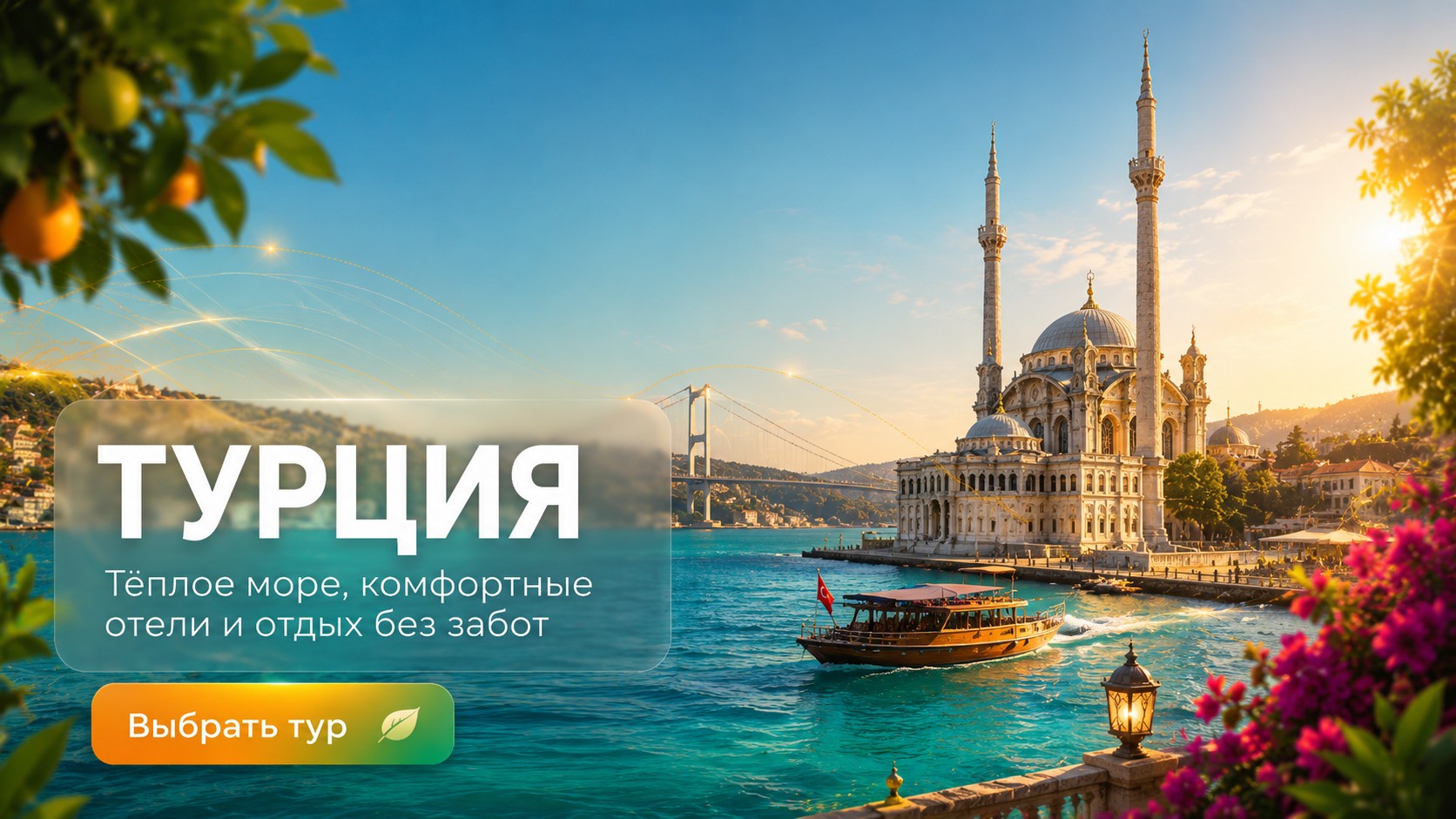 Турция — тёплое море и отели без забот